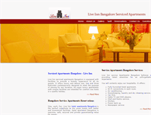 Tablet Screenshot of liveinnbangalore.com